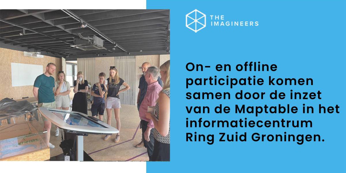 On-en offline participatie MapTable Ring Zuid Groningen